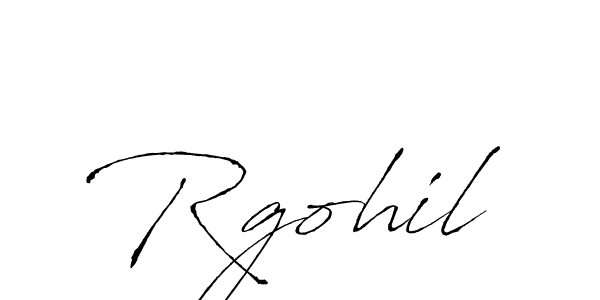 Similarly Antro_Vectra is the best handwritten signature design. Signature creator online .You can use it as an online autograph creator for name Rgohil. Rgohil signature style 6 images and pictures png