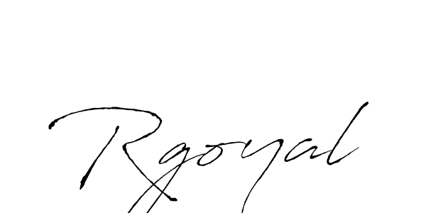 How to make Rgoyal name signature. Use Antro_Vectra style for creating short signs online. This is the latest handwritten sign. Rgoyal signature style 6 images and pictures png