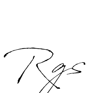 How to make Rgs name signature. Use Antro_Vectra style for creating short signs online. This is the latest handwritten sign. Rgs signature style 6 images and pictures png