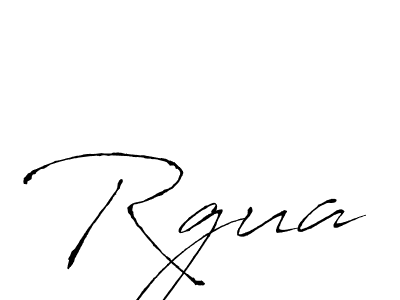 How to make Rgua name signature. Use Antro_Vectra style for creating short signs online. This is the latest handwritten sign. Rgua signature style 6 images and pictures png