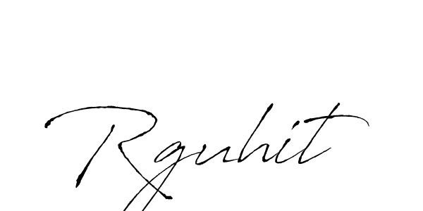 Similarly Antro_Vectra is the best handwritten signature design. Signature creator online .You can use it as an online autograph creator for name Rguhit. Rguhit signature style 6 images and pictures png