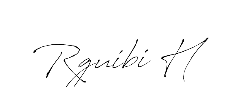 Antro_Vectra is a professional signature style that is perfect for those who want to add a touch of class to their signature. It is also a great choice for those who want to make their signature more unique. Get Rguibi H name to fancy signature for free. Rguibi H signature style 6 images and pictures png