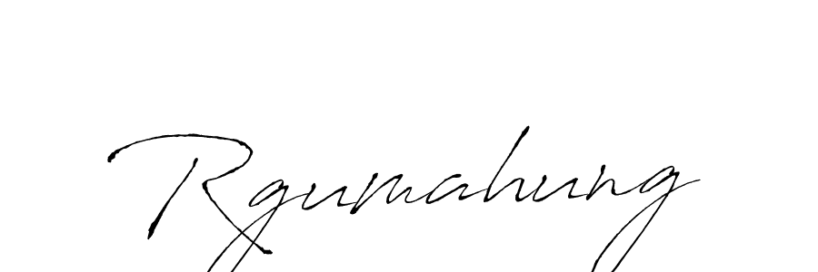 Also we have Rgumahung name is the best signature style. Create professional handwritten signature collection using Antro_Vectra autograph style. Rgumahung signature style 6 images and pictures png