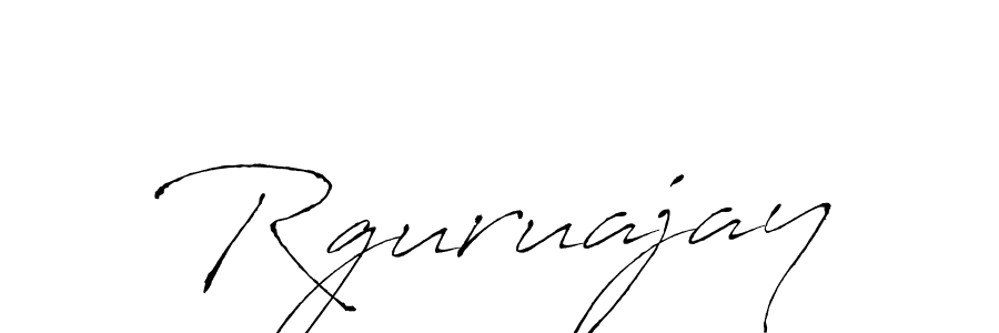 Antro_Vectra is a professional signature style that is perfect for those who want to add a touch of class to their signature. It is also a great choice for those who want to make their signature more unique. Get Rguruajay name to fancy signature for free. Rguruajay signature style 6 images and pictures png