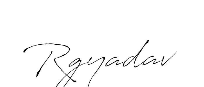 Rgyadav stylish signature style. Best Handwritten Sign (Antro_Vectra) for my name. Handwritten Signature Collection Ideas for my name Rgyadav. Rgyadav signature style 6 images and pictures png