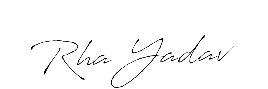 Also You can easily find your signature by using the search form. We will create Rha Yadav name handwritten signature images for you free of cost using Antro_Vectra sign style. Rha Yadav signature style 6 images and pictures png
