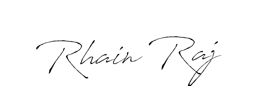 The best way (Antro_Vectra) to make a short signature is to pick only two or three words in your name. The name Rhain Raj include a total of six letters. For converting this name. Rhain Raj signature style 6 images and pictures png