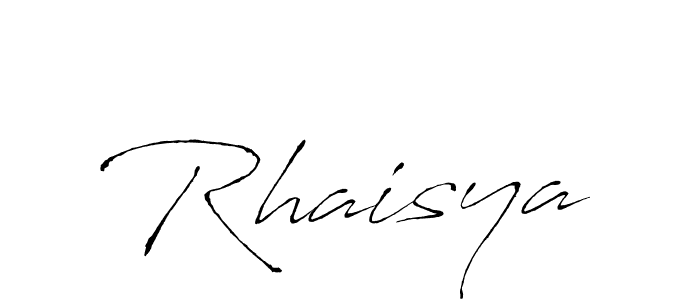 Also we have Rhaisya name is the best signature style. Create professional handwritten signature collection using Antro_Vectra autograph style. Rhaisya signature style 6 images and pictures png