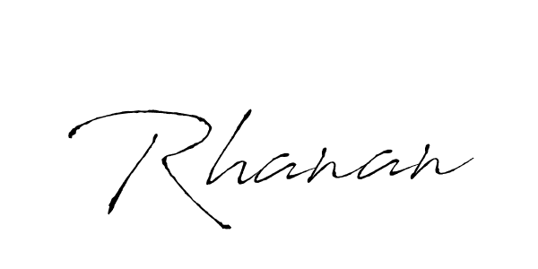 Rhanan stylish signature style. Best Handwritten Sign (Antro_Vectra) for my name. Handwritten Signature Collection Ideas for my name Rhanan. Rhanan signature style 6 images and pictures png