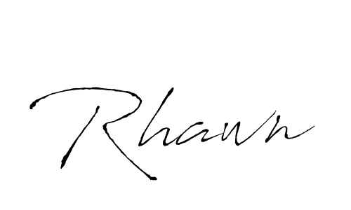 Make a beautiful signature design for name Rhawn. With this signature (Antro_Vectra) style, you can create a handwritten signature for free. Rhawn signature style 6 images and pictures png