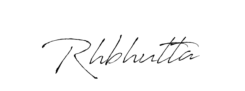 Once you've used our free online signature maker to create your best signature Antro_Vectra style, it's time to enjoy all of the benefits that Rhbhutta name signing documents. Rhbhutta signature style 6 images and pictures png