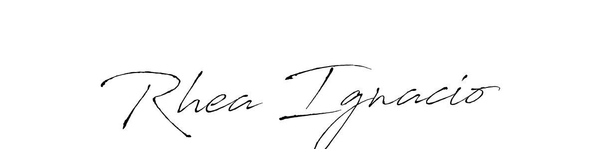 if you are searching for the best signature style for your name Rhea Ignacio. so please give up your signature search. here we have designed multiple signature styles  using Antro_Vectra. Rhea Ignacio signature style 6 images and pictures png