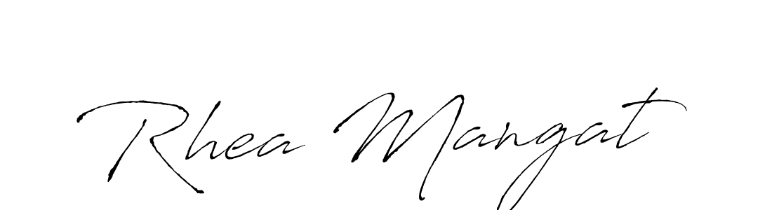 Also You can easily find your signature by using the search form. We will create Rhea Mangat name handwritten signature images for you free of cost using Antro_Vectra sign style. Rhea Mangat signature style 6 images and pictures png