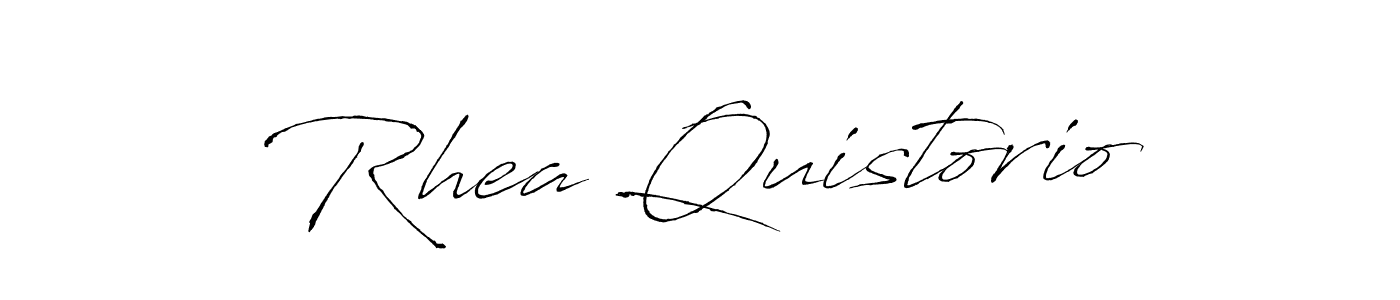 How to make Rhea Quistorio signature? Antro_Vectra is a professional autograph style. Create handwritten signature for Rhea Quistorio name. Rhea Quistorio signature style 6 images and pictures png