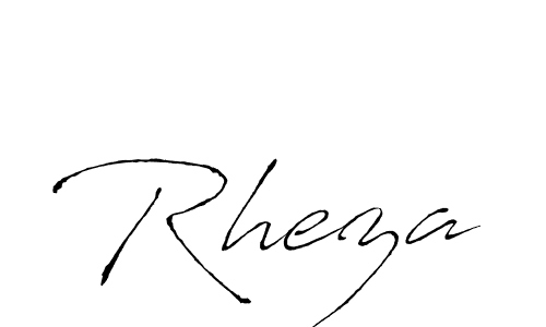 Also we have Rheza name is the best signature style. Create professional handwritten signature collection using Antro_Vectra autograph style. Rheza signature style 6 images and pictures png