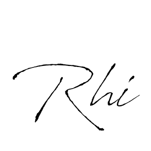 Also we have Rhi name is the best signature style. Create professional handwritten signature collection using Antro_Vectra autograph style. Rhi signature style 6 images and pictures png