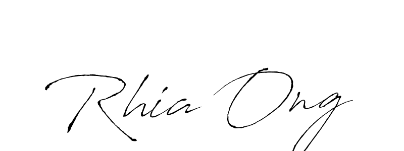 How to make Rhia Ong signature? Antro_Vectra is a professional autograph style. Create handwritten signature for Rhia Ong name. Rhia Ong signature style 6 images and pictures png