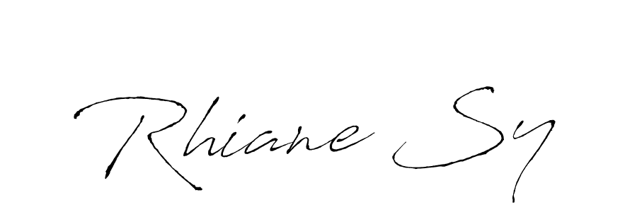 Use a signature maker to create a handwritten signature online. With this signature software, you can design (Antro_Vectra) your own signature for name Rhiane Sy. Rhiane Sy signature style 6 images and pictures png