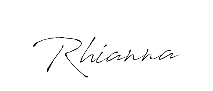 Create a beautiful signature design for name Rhianna. With this signature (Antro_Vectra) fonts, you can make a handwritten signature for free. Rhianna signature style 6 images and pictures png