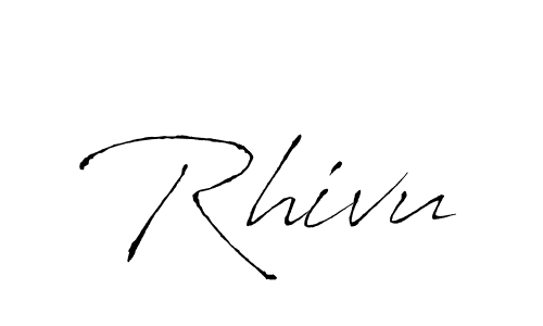 The best way (Antro_Vectra) to make a short signature is to pick only two or three words in your name. The name Rhivu include a total of six letters. For converting this name. Rhivu signature style 6 images and pictures png