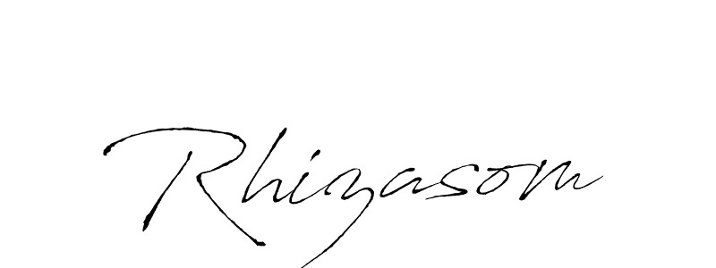 How to make Rhizasom name signature. Use Antro_Vectra style for creating short signs online. This is the latest handwritten sign. Rhizasom signature style 6 images and pictures png