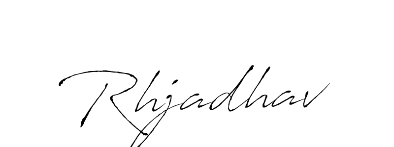 Antro_Vectra is a professional signature style that is perfect for those who want to add a touch of class to their signature. It is also a great choice for those who want to make their signature more unique. Get Rhjadhav name to fancy signature for free. Rhjadhav signature style 6 images and pictures png