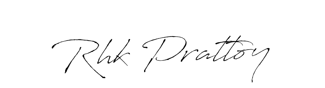 It looks lik you need a new signature style for name Rhk Prattoy. Design unique handwritten (Antro_Vectra) signature with our free signature maker in just a few clicks. Rhk Prattoy signature style 6 images and pictures png