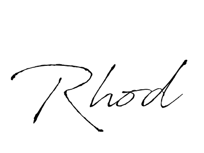 Also we have Rhod name is the best signature style. Create professional handwritten signature collection using Antro_Vectra autograph style. Rhod signature style 6 images and pictures png