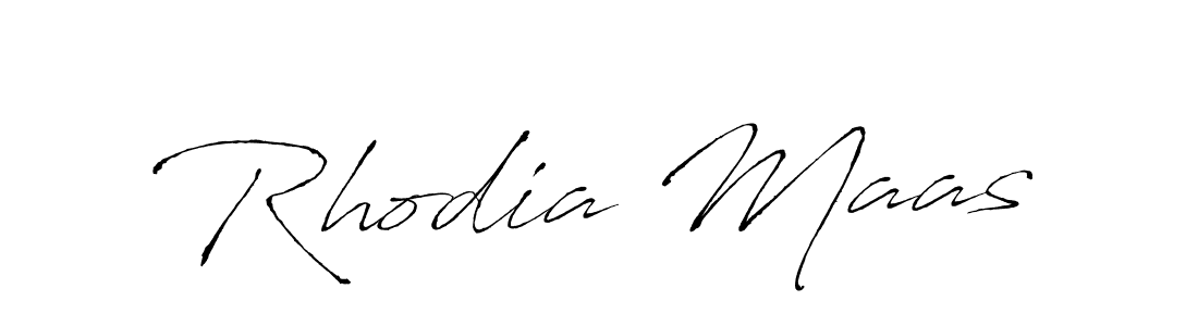 Make a beautiful signature design for name Rhodia Maas. With this signature (Antro_Vectra) style, you can create a handwritten signature for free. Rhodia Maas signature style 6 images and pictures png