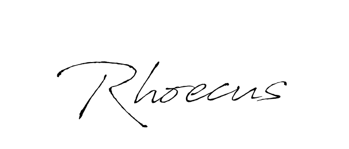 Rhoecus stylish signature style. Best Handwritten Sign (Antro_Vectra) for my name. Handwritten Signature Collection Ideas for my name Rhoecus. Rhoecus signature style 6 images and pictures png