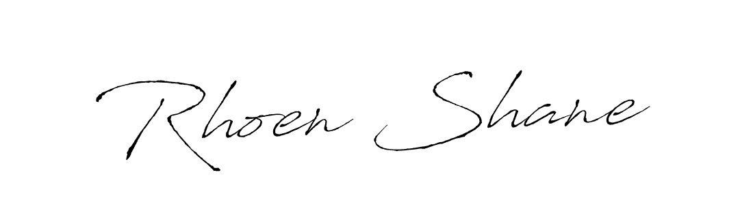 How to make Rhoen Shane signature? Antro_Vectra is a professional autograph style. Create handwritten signature for Rhoen Shane name. Rhoen Shane signature style 6 images and pictures png