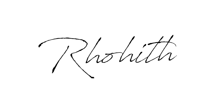 Make a beautiful signature design for name Rhohith. With this signature (Antro_Vectra) style, you can create a handwritten signature for free. Rhohith signature style 6 images and pictures png