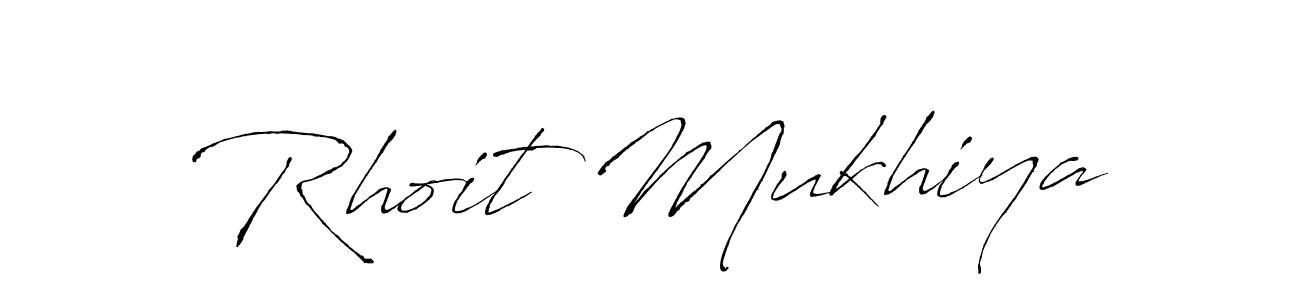 Also we have Rhoit Mukhiya name is the best signature style. Create professional handwritten signature collection using Antro_Vectra autograph style. Rhoit Mukhiya signature style 6 images and pictures png