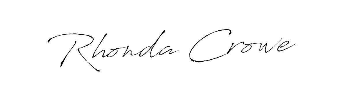 Also we have Rhonda Crowe name is the best signature style. Create professional handwritten signature collection using Antro_Vectra autograph style. Rhonda Crowe signature style 6 images and pictures png