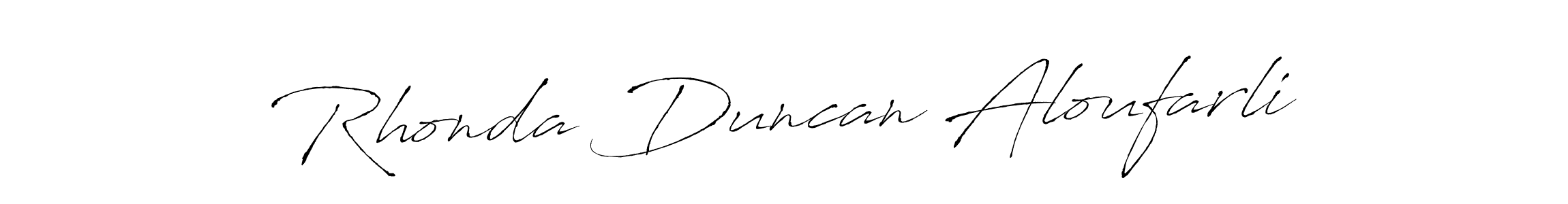 Use a signature maker to create a handwritten signature online. With this signature software, you can design (Antro_Vectra) your own signature for name Rhonda Duncan Aloufarli. Rhonda Duncan Aloufarli signature style 6 images and pictures png