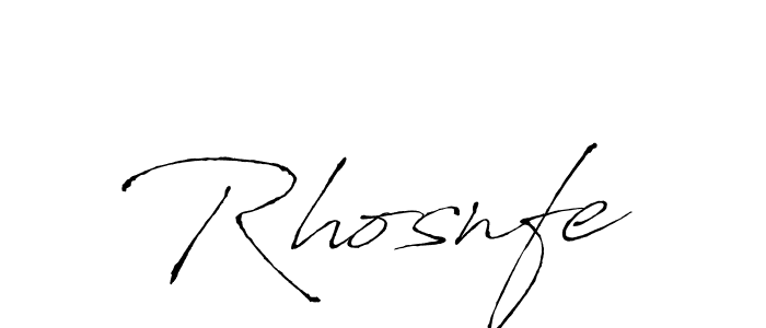 Design your own signature with our free online signature maker. With this signature software, you can create a handwritten (Antro_Vectra) signature for name Rhosnfe. Rhosnfe signature style 6 images and pictures png