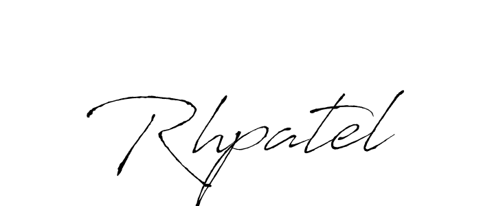 Once you've used our free online signature maker to create your best signature Antro_Vectra style, it's time to enjoy all of the benefits that Rhpatel name signing documents. Rhpatel signature style 6 images and pictures png