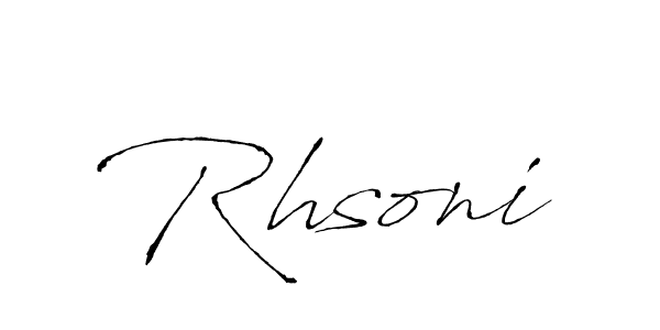 Also You can easily find your signature by using the search form. We will create Rhsoni name handwritten signature images for you free of cost using Antro_Vectra sign style. Rhsoni signature style 6 images and pictures png