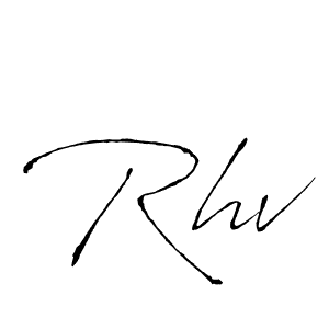 Here are the top 10 professional signature styles for the name Rhv. These are the best autograph styles you can use for your name. Rhv signature style 6 images and pictures png