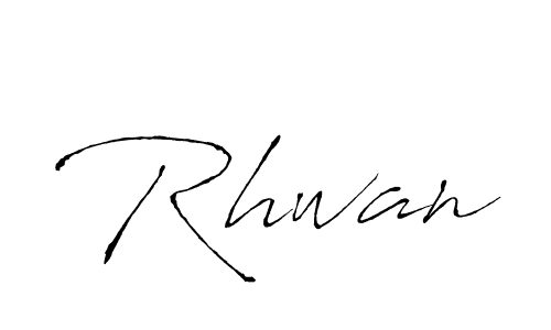 Design your own signature with our free online signature maker. With this signature software, you can create a handwritten (Antro_Vectra) signature for name Rhwan. Rhwan signature style 6 images and pictures png