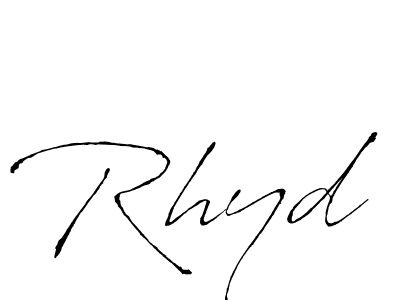 Make a beautiful signature design for name Rhyd. Use this online signature maker to create a handwritten signature for free. Rhyd signature style 6 images and pictures png