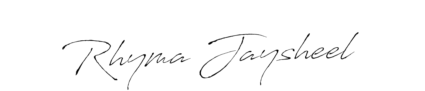 Use a signature maker to create a handwritten signature online. With this signature software, you can design (Antro_Vectra) your own signature for name Rhyma Jaysheel. Rhyma Jaysheel signature style 6 images and pictures png