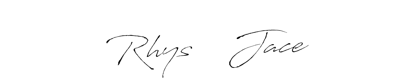 Antro_Vectra is a professional signature style that is perfect for those who want to add a touch of class to their signature. It is also a great choice for those who want to make their signature more unique. Get Rhys ❤️ Jace name to fancy signature for free. Rhys ❤️ Jace signature style 6 images and pictures png