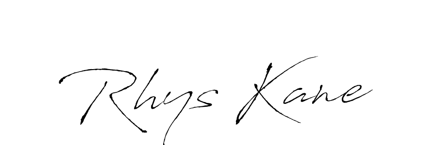 Create a beautiful signature design for name Rhys Kane. With this signature (Antro_Vectra) fonts, you can make a handwritten signature for free. Rhys Kane signature style 6 images and pictures png