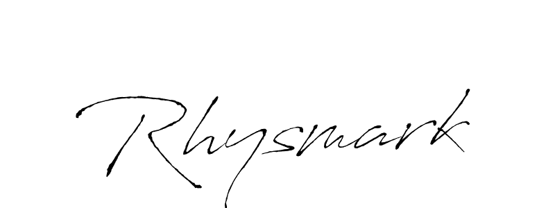 Use a signature maker to create a handwritten signature online. With this signature software, you can design (Antro_Vectra) your own signature for name Rhysmark. Rhysmark signature style 6 images and pictures png