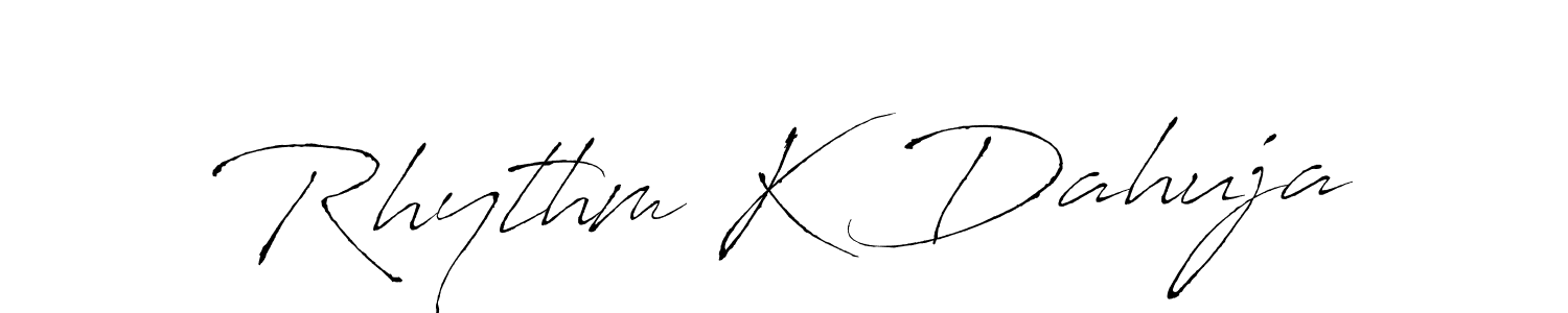 if you are searching for the best signature style for your name Rhythm K Dahuja. so please give up your signature search. here we have designed multiple signature styles  using Antro_Vectra. Rhythm K Dahuja signature style 6 images and pictures png