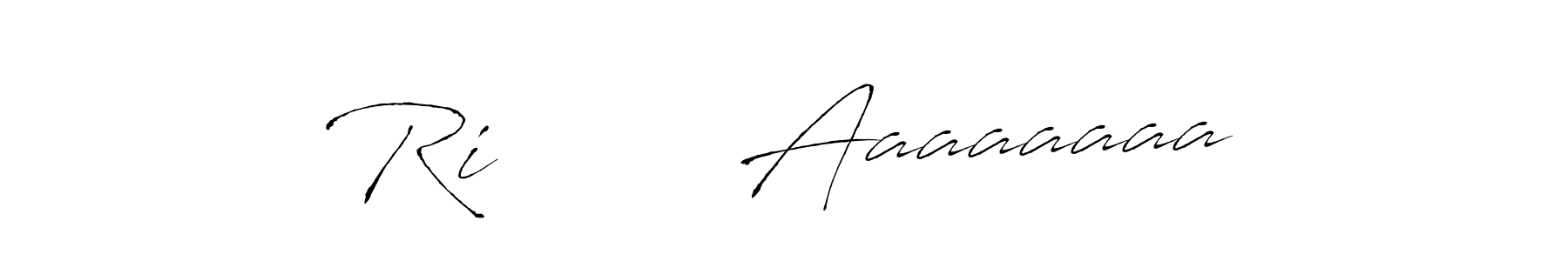 Make a beautiful signature design for name Ri        Aaaaaaaa. With this signature (Antro_Vectra) style, you can create a handwritten signature for free. Ri        Aaaaaaaa signature style 6 images and pictures png