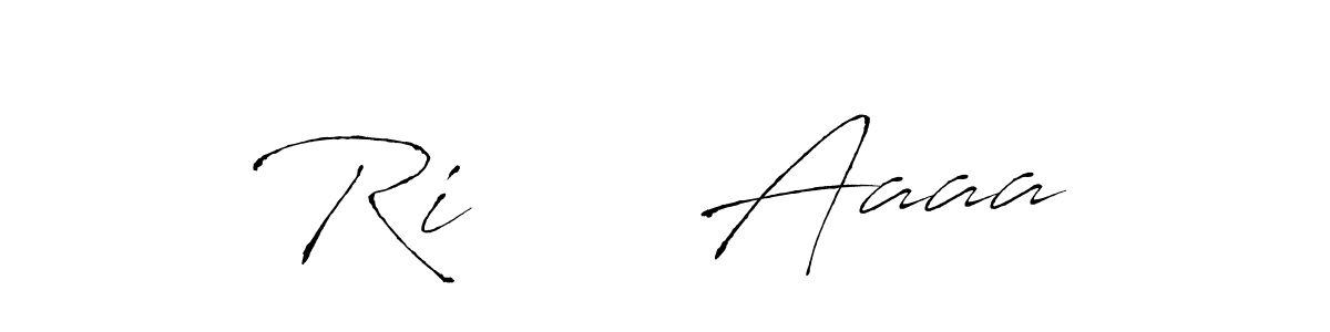 Design your own signature with our free online signature maker. With this signature software, you can create a handwritten (Antro_Vectra) signature for name Ri      Aaaa. Ri      Aaaa signature style 6 images and pictures png