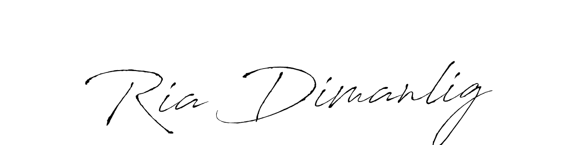 Use a signature maker to create a handwritten signature online. With this signature software, you can design (Antro_Vectra) your own signature for name Ria Dimanlig. Ria Dimanlig signature style 6 images and pictures png