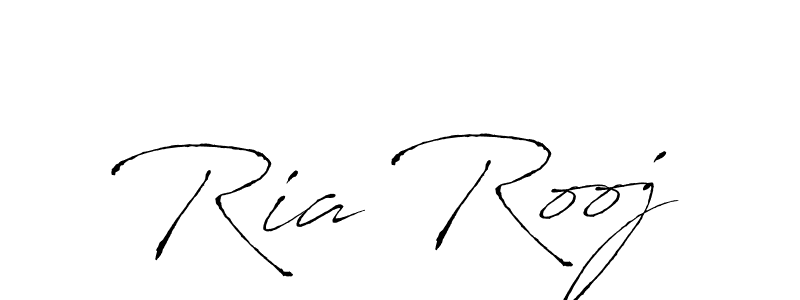 Also we have Ria Rooj name is the best signature style. Create professional handwritten signature collection using Antro_Vectra autograph style. Ria Rooj signature style 6 images and pictures png